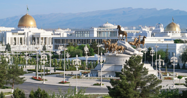 Ashgabat, capital de Turkmenistán